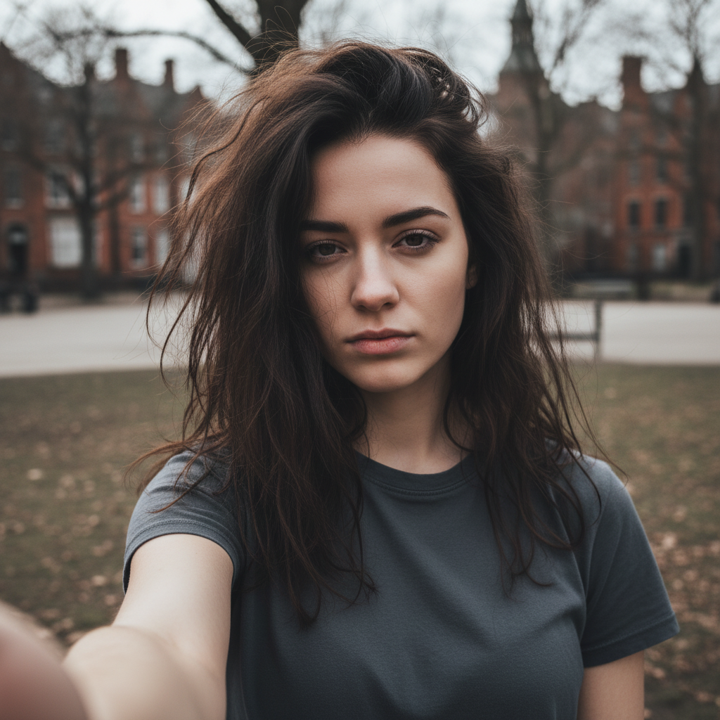 Before AI photo transformation