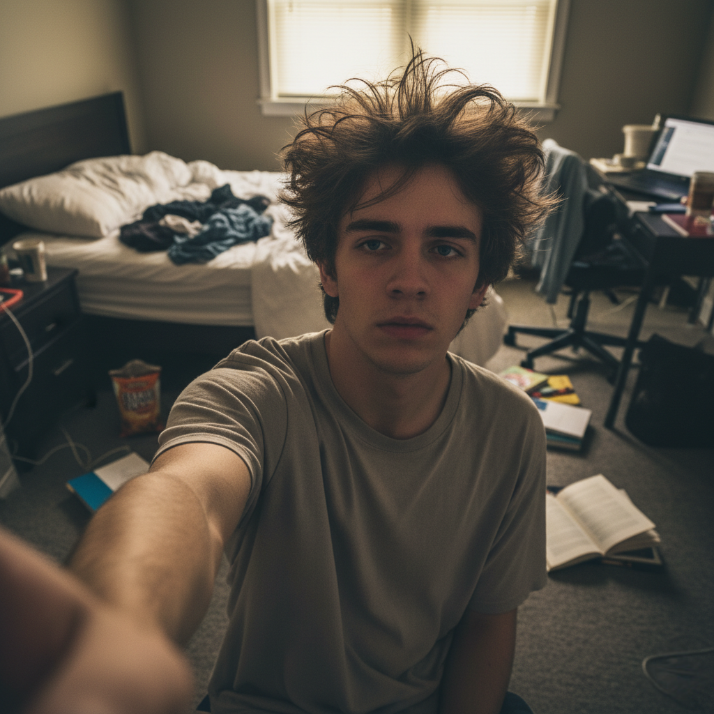 Before AI photo transformation